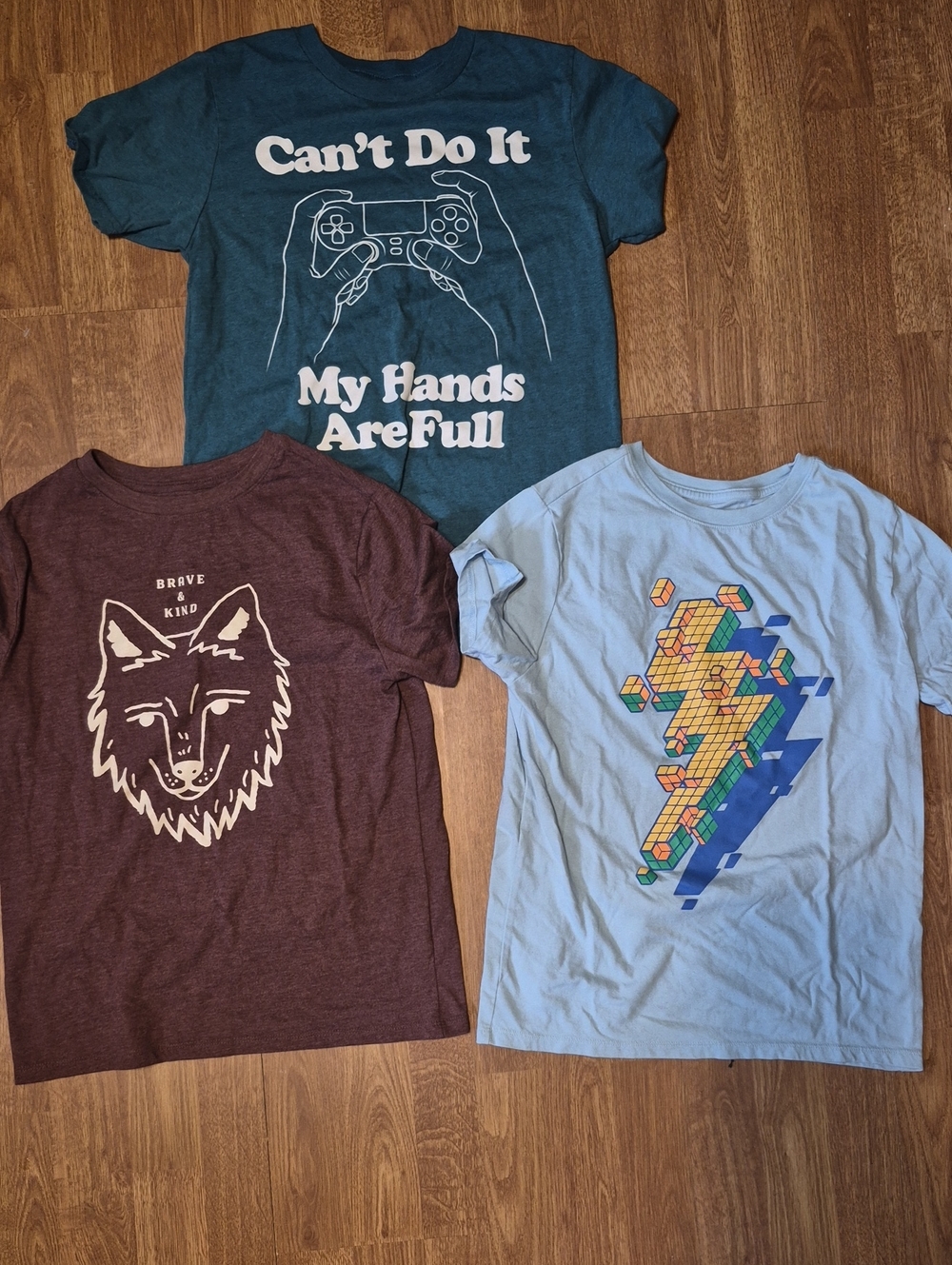 Kids Graphic Tee Bundle Of 3. All Size L 10/12